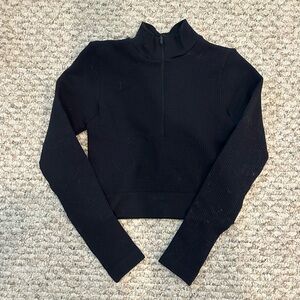 Ardene Black Quarter-Zip Pullover